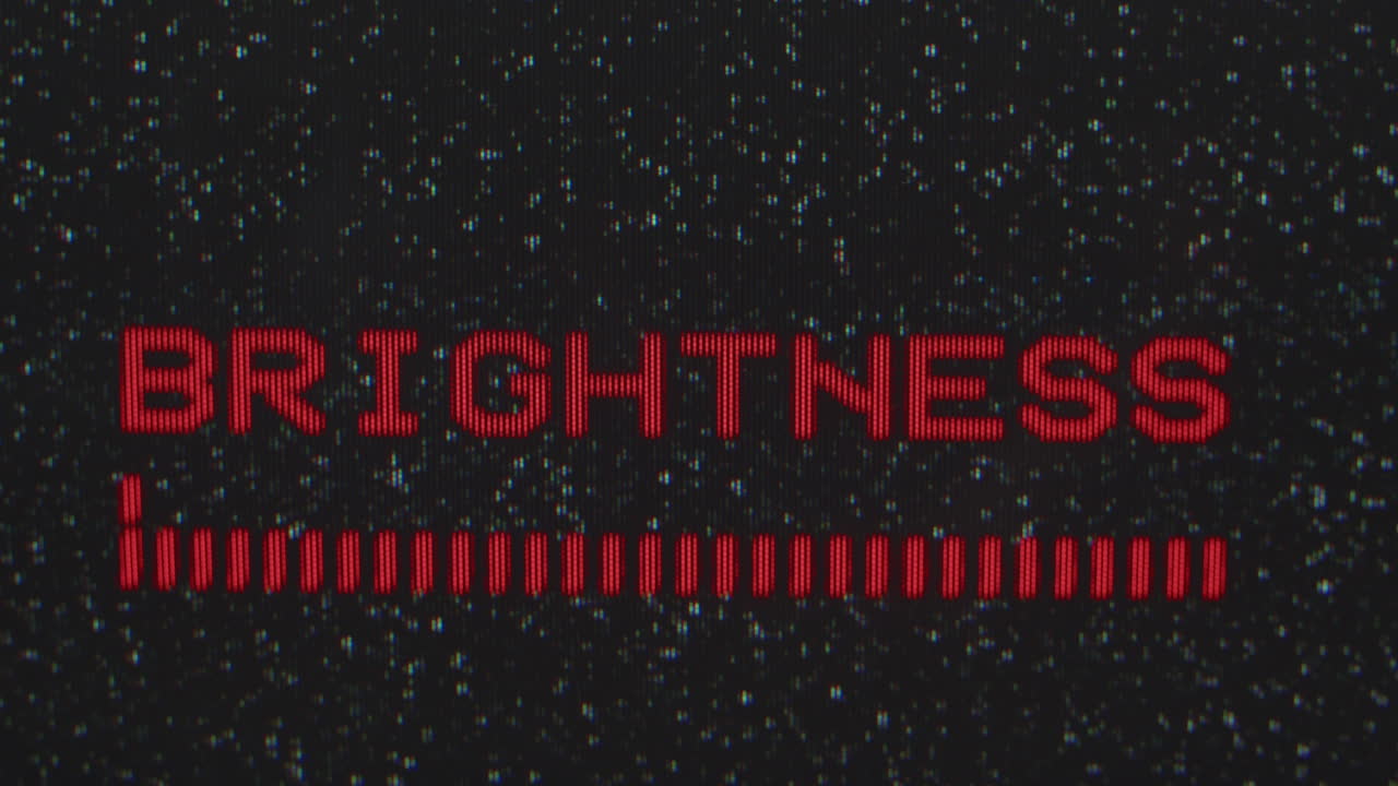 Vintage TV Brightness Setting