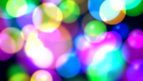 fondo abstracto con luces bokeh brillantes. bucle sin costuras, 4k