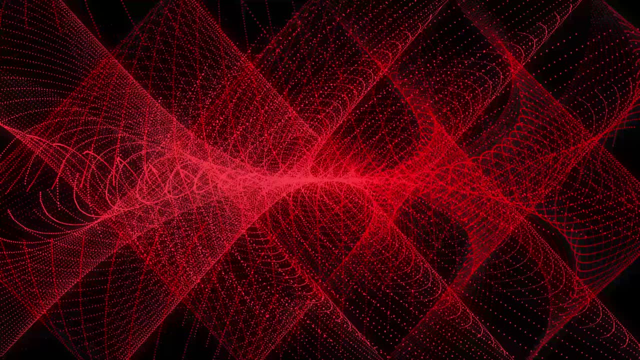 Rainbow Color Change Dot Shape Pattern Animation