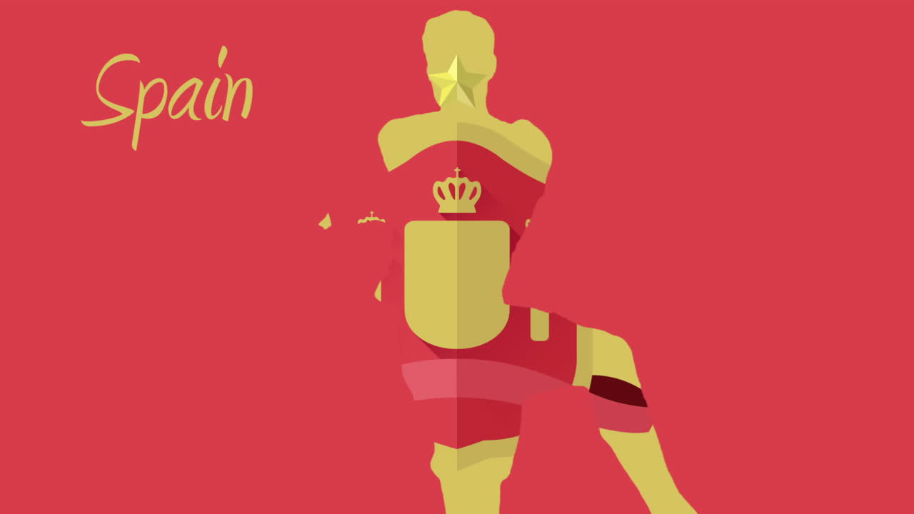 스페인 월드컵 2014 - 선수와 함께 애니메이션