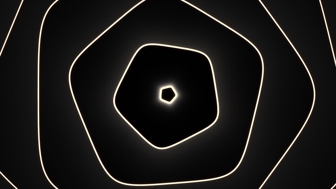 Abstrakt geometriskt mönster med glödande linjer