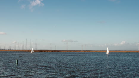 sailing in the san francisco bay, california