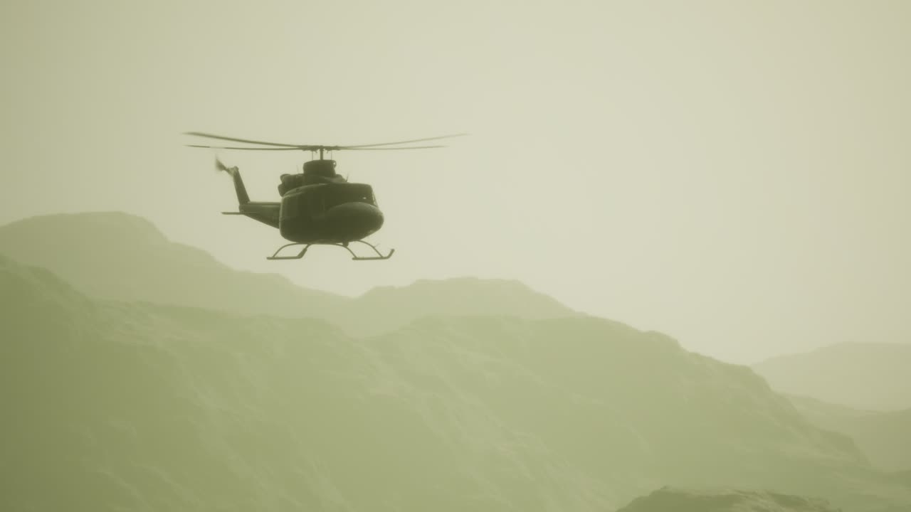 베트남에 있는 미국 군사 헬리 ⁇ 터