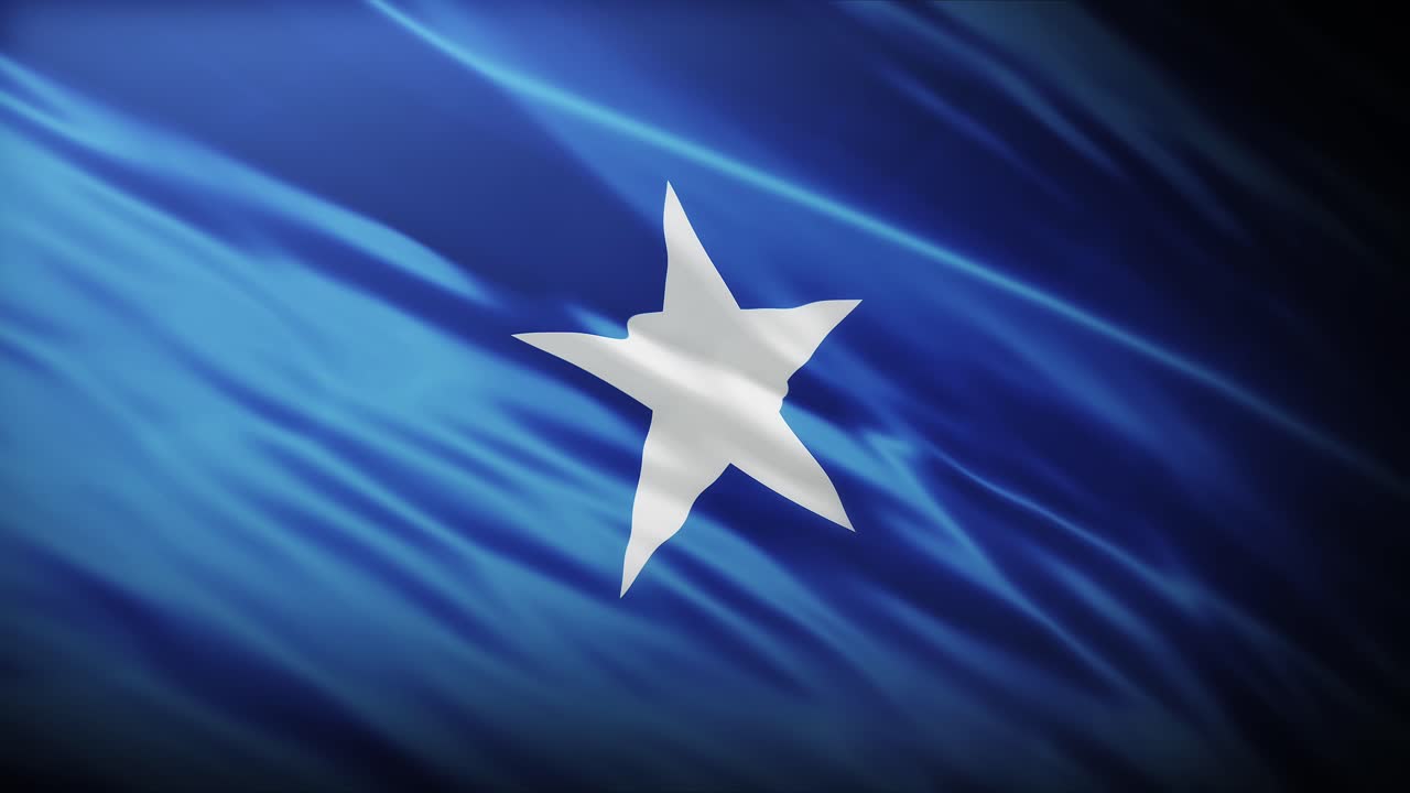 bandera de somalia, pantalla completa, alta resolución, 4k bandera de la república federal de somalia