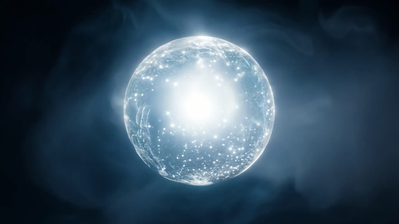 Glowing Sphere in Dark Space