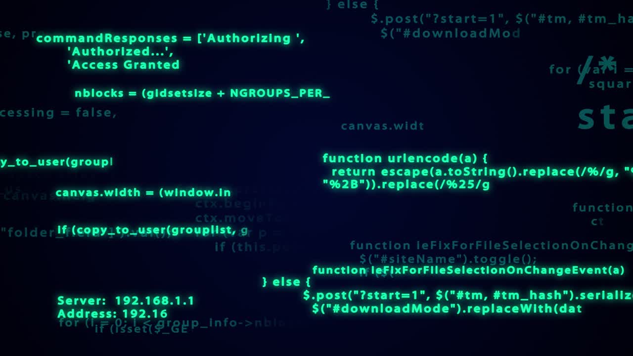 Source scripts on the screen