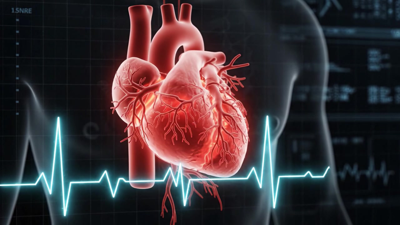 Un examen detallado del corazón humano con la forma de onda del electrocardiograma: Perspectivas sobre la función cardíaca y la monitorización de la salud.