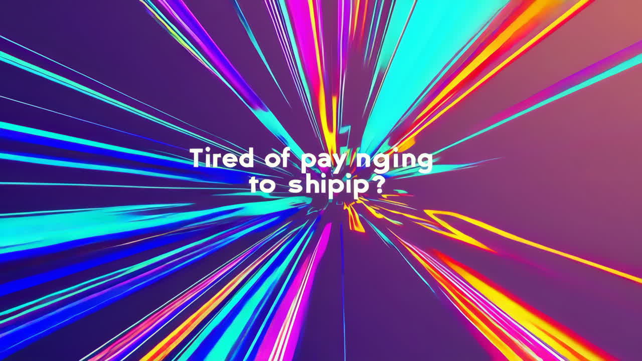 추상적인 다채로운 속도 터널