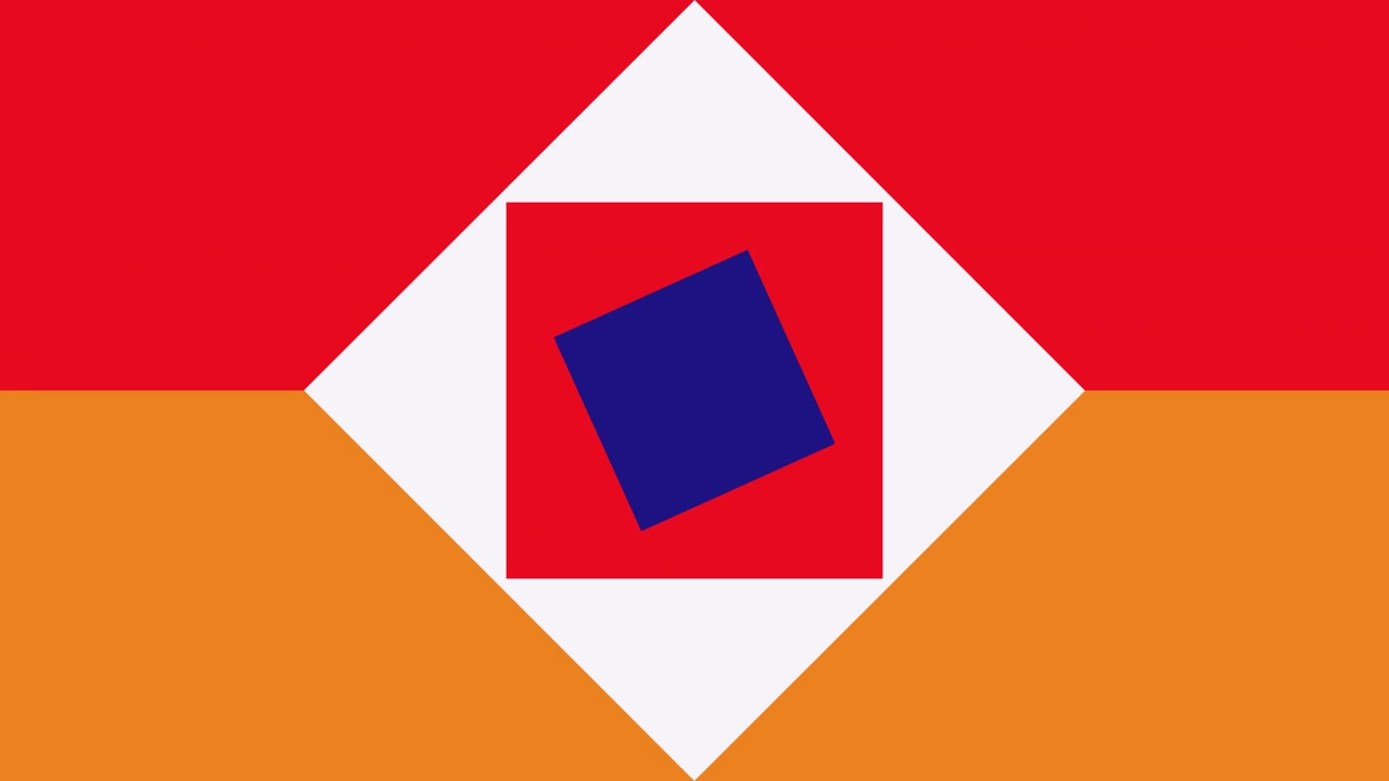Dynamic Abstract Animation of Expanding and Shrinking Geometric Shapes