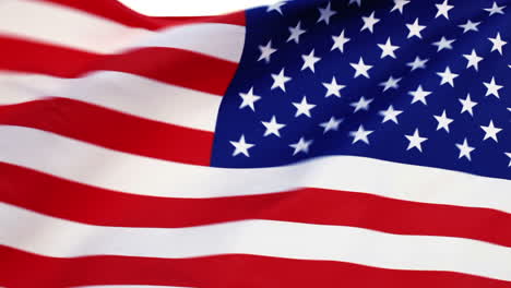 usa flag waving in the wind