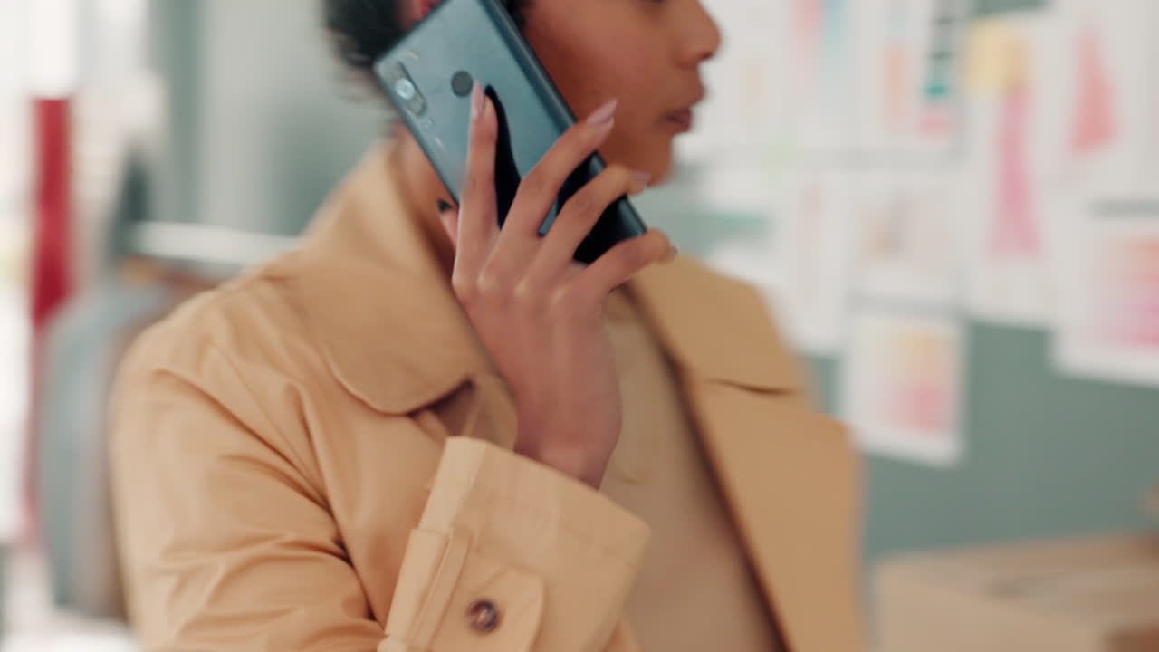 Business phone call, work communication