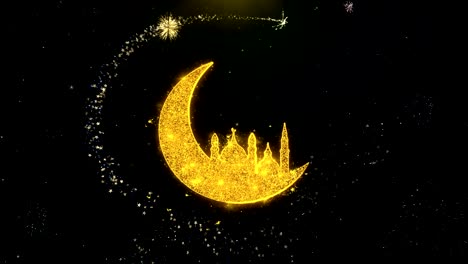 islamic moon icon symbol