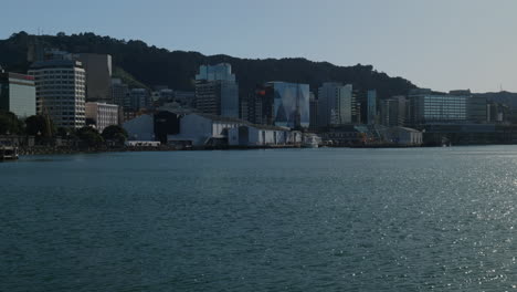 Mid-Shot-of-Wellington-CBD-on-a-sunny-day