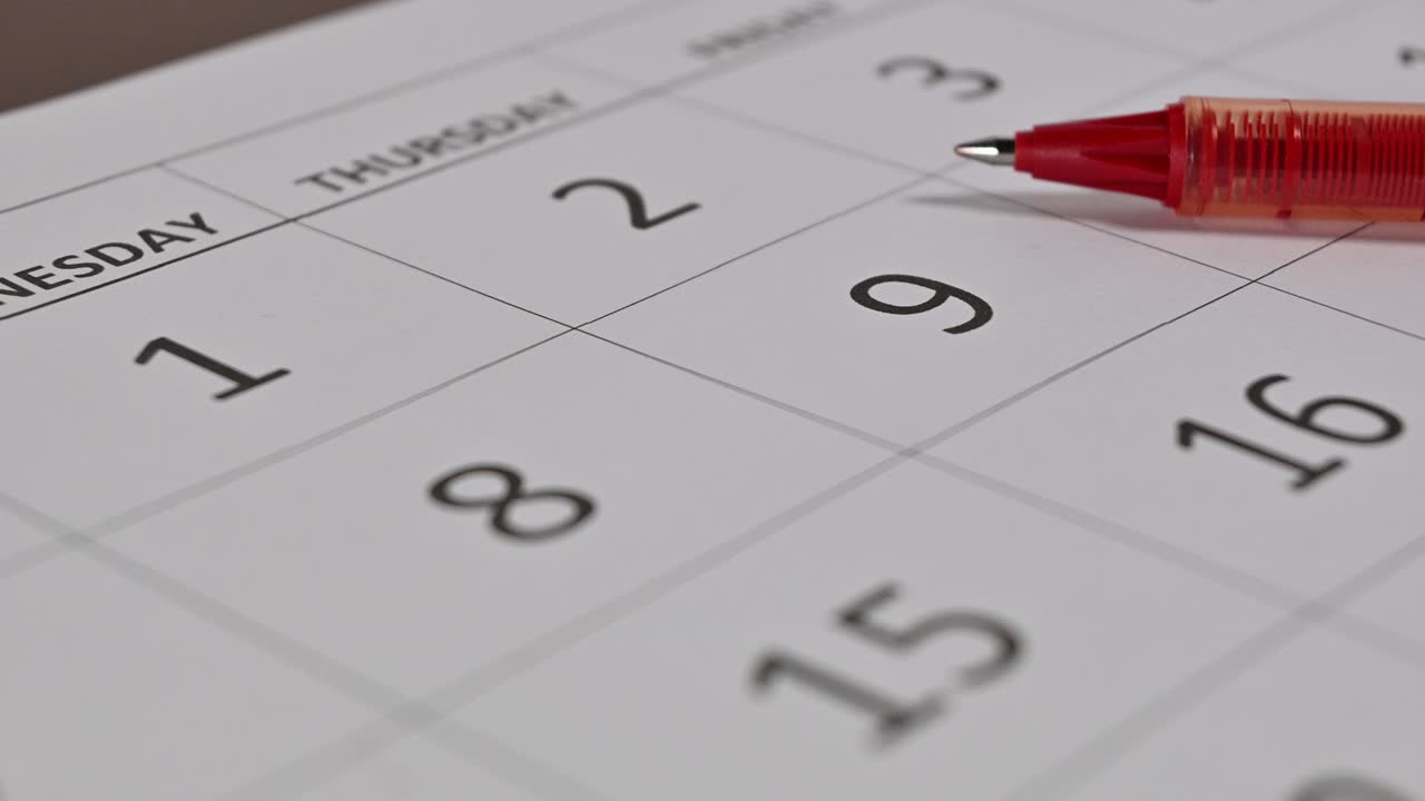 fecha importante en el calendario