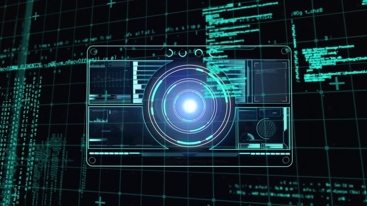 Animation of scope scanning and data processing
