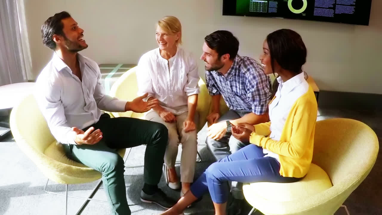 Gruppe af ledere, der interagerer med hinanden