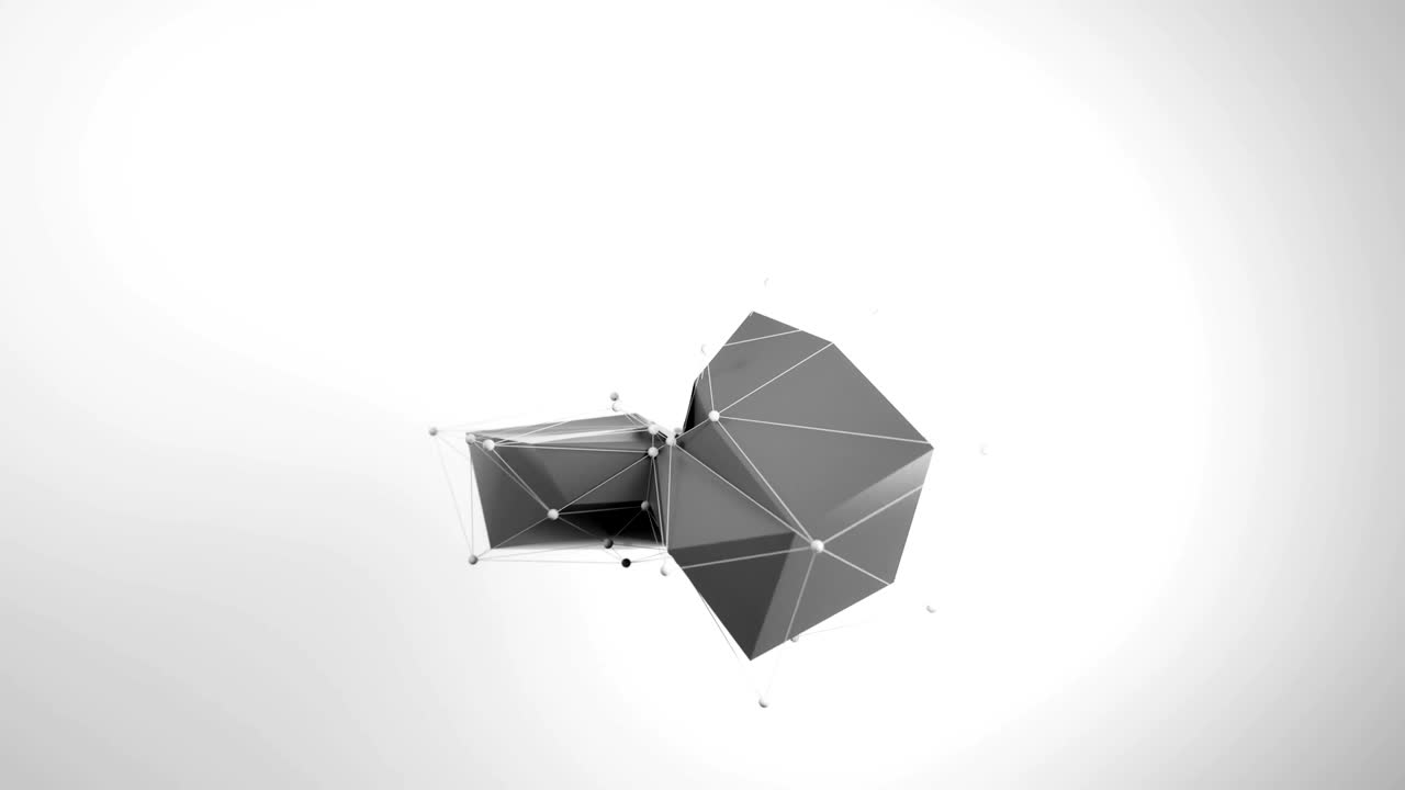 4k polígonos abstractos que se colapsan.