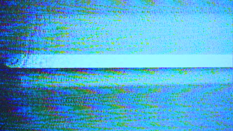 como y suscribirse glitch título azul púrpura en fondo de vhs granulado, estilo vhs retro