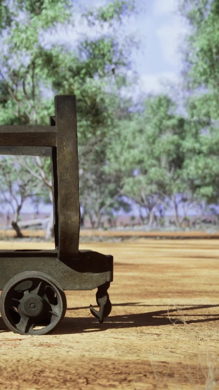 Carro su un sentiero sterrato vicino agli alberi e a uno specchio d'acqua di giorno.