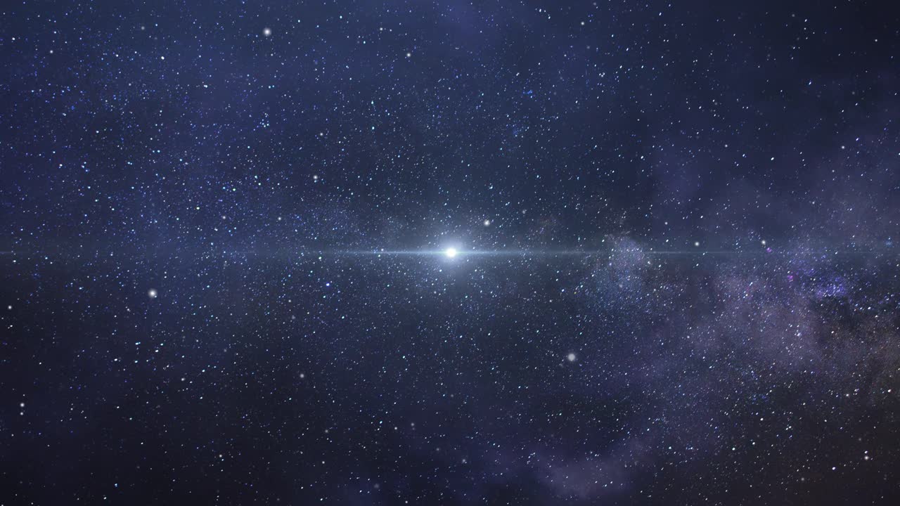 우주에서 움직이는 은하