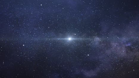 galaxia moviéndose en el universo