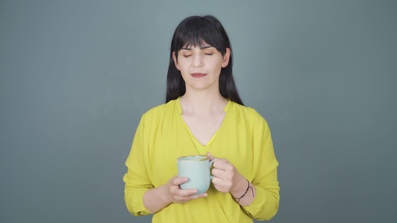 치아의 뜨거운 민감성.