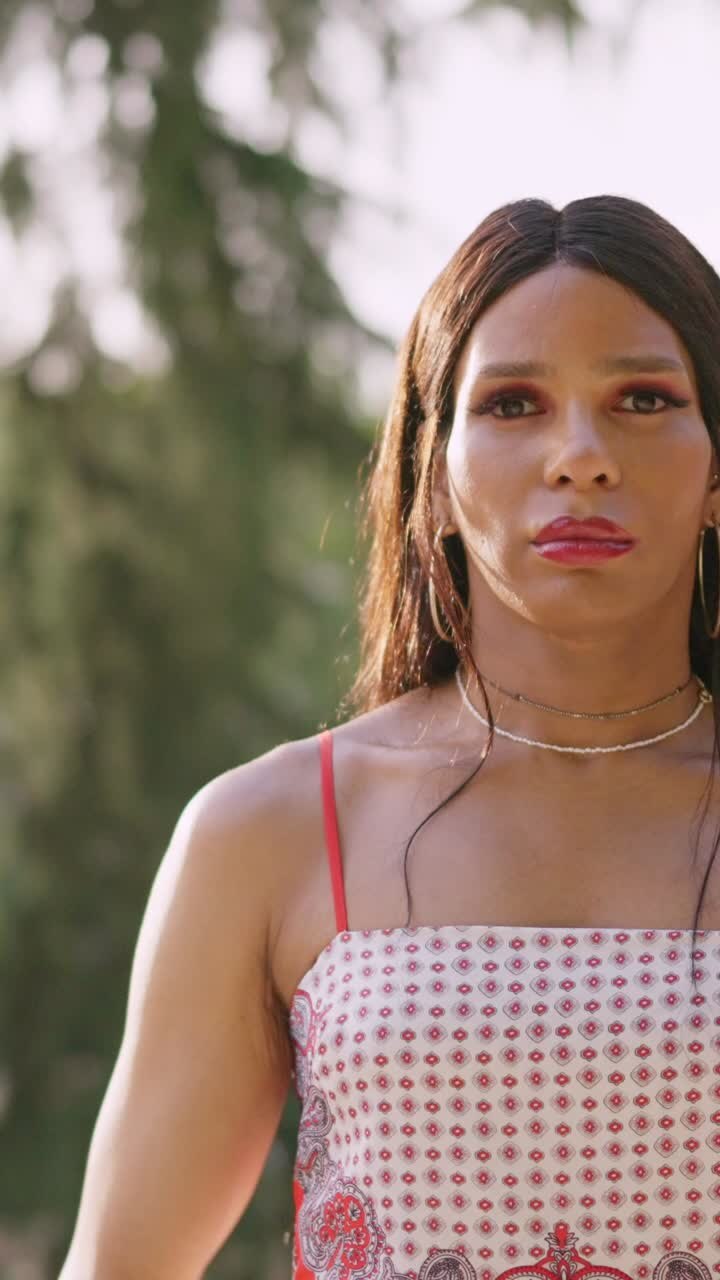 Woman making a stop gesture with her hand