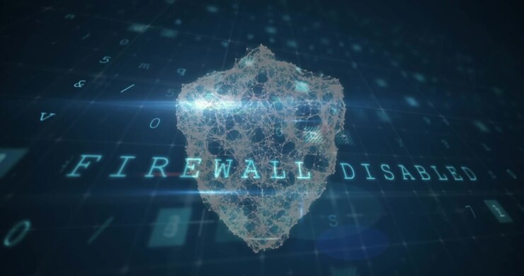 Animation of shield over data processing