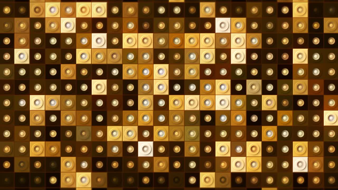 patrón de mosaico de oro