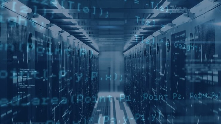 Animation of data processing over servers