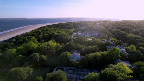 Real-Estate-along-Sullivan's-Island-SC-Beach,-Sullivan's-Island-South-Carolina-near-Charleston-SC