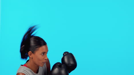 fitness, maqueta o deportes mujer boxeo