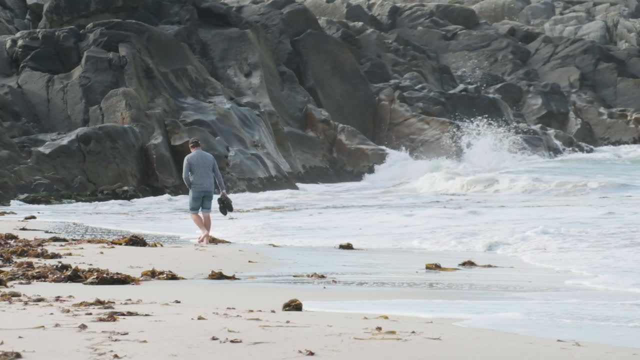 footage of sandve sanden beach in Karmøy, Norway 01.11.2018