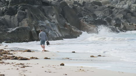 footage of sandve sanden beach in karmøy, norway 01.11.2018