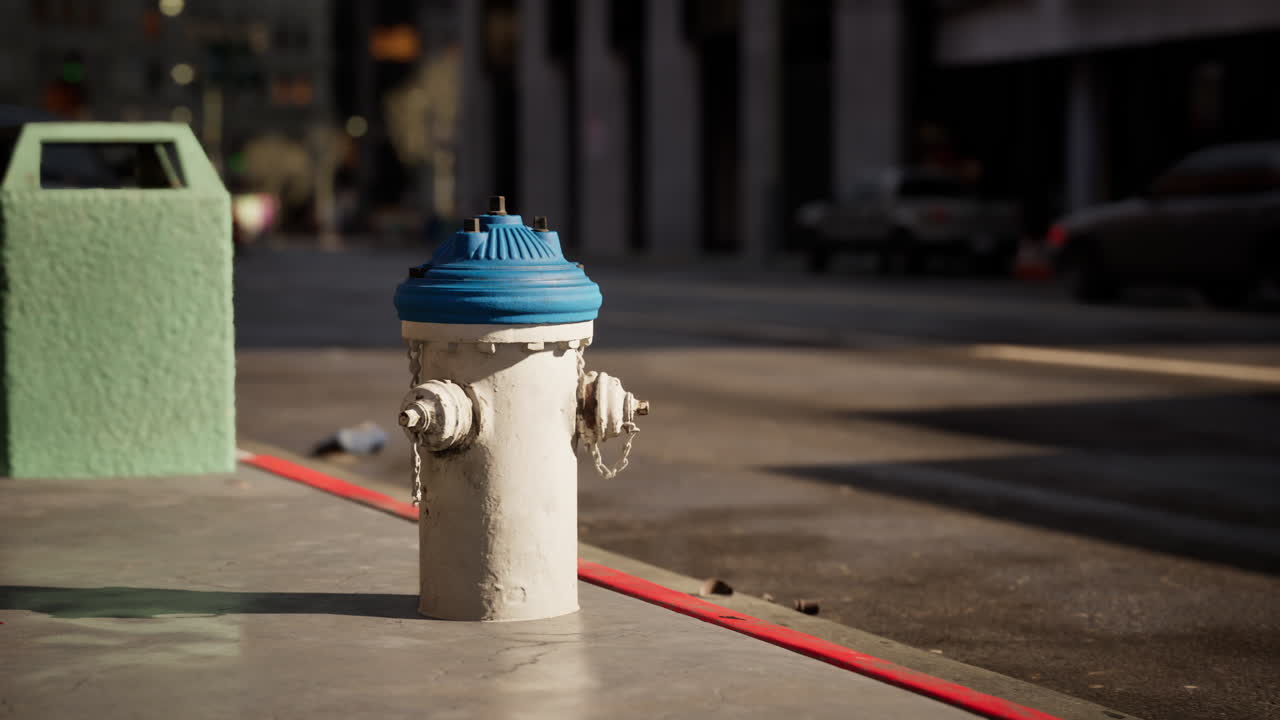 미국 의 전형적 인 작은 마을 메인 스트리트