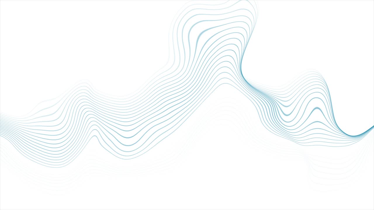 líneas onduladas azules mínimas fondo de movimiento abstracto