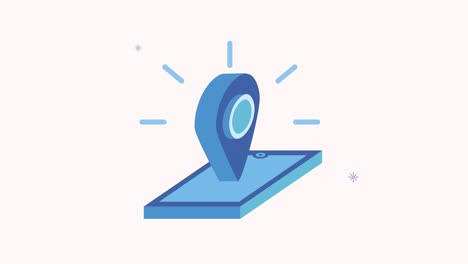 tecnología de dispositivos inteligentes animación de gadgets