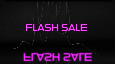 Rosa-Neon-Flash-Verkaufstext