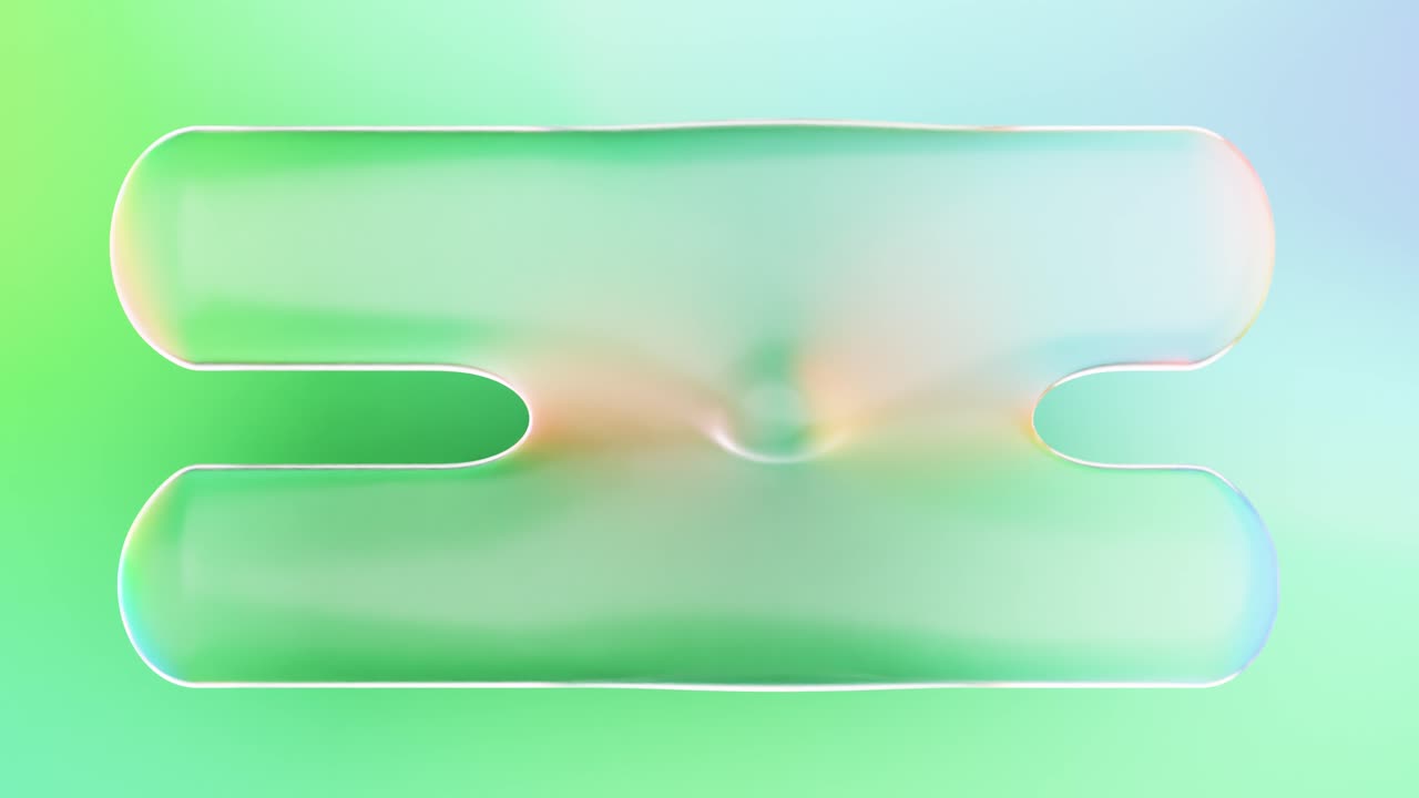 Soft Pastel Iridescent Liquid Shape Morphing Abstract Background