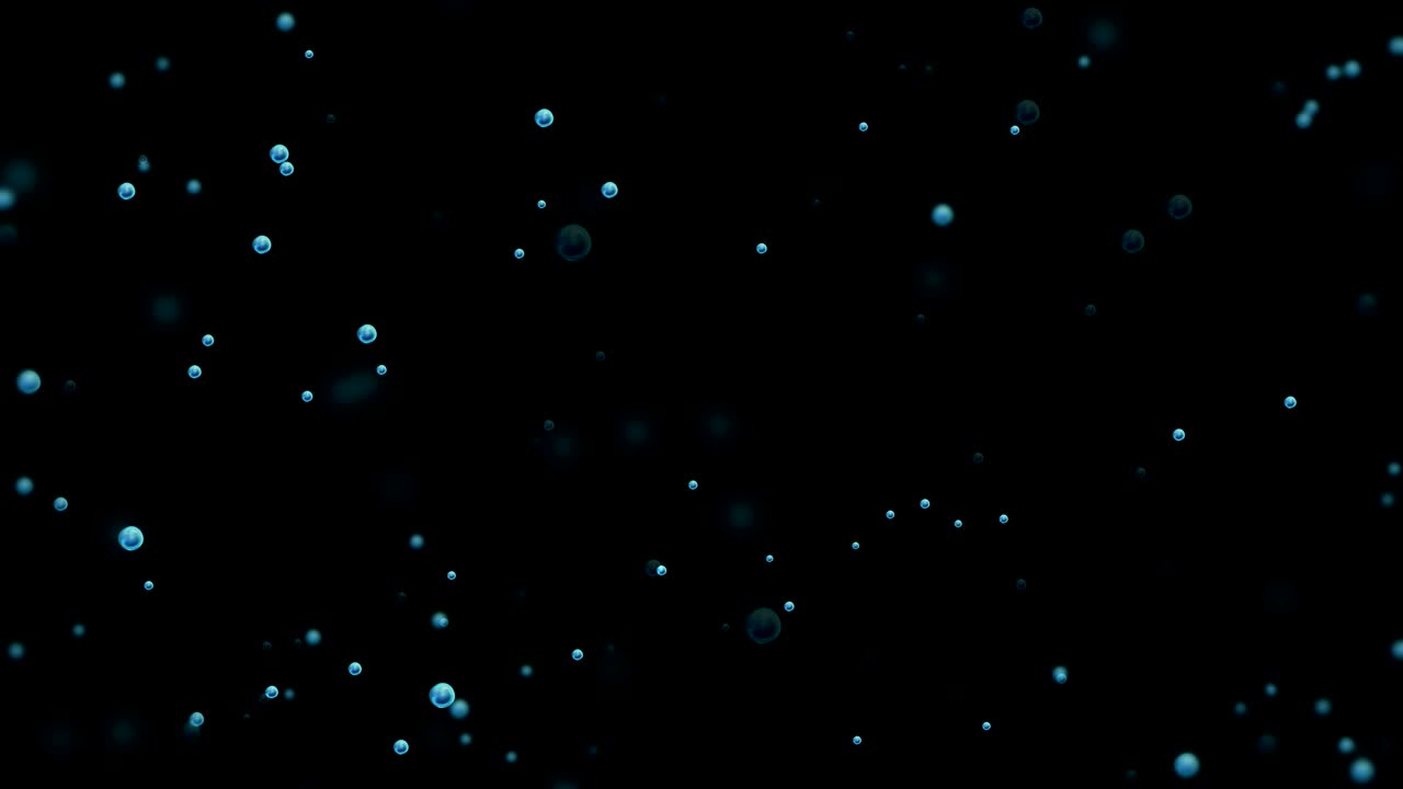 4k globo de fondo azul de bucle