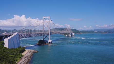 World's-Greatest-Whirlpools-at-Naruto-Bridge,-Tokushima,-Hyogo,-Awaji,-Japan