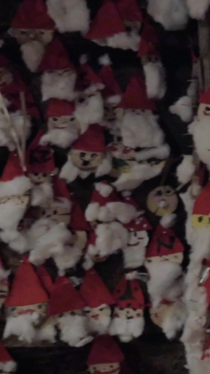 Collection of Christmas craftworks made by children