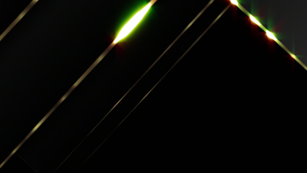 금색 선으로 된 추상적인 검은색 배경