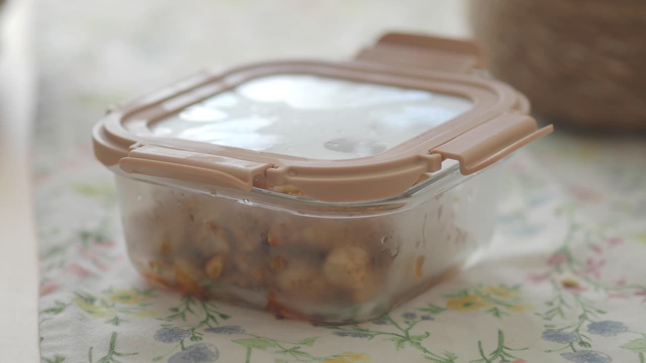 Food in a container