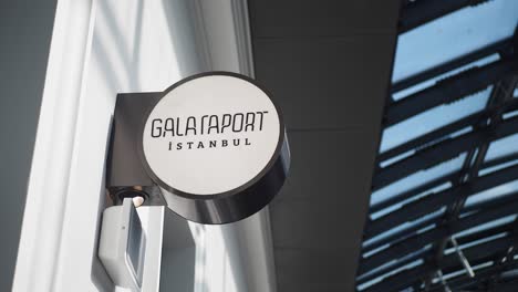 galataport istanbul sign