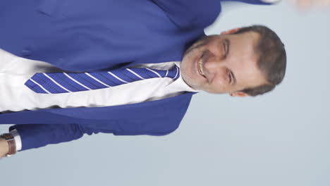 Vertical-video-of-Businessman-rejoices.