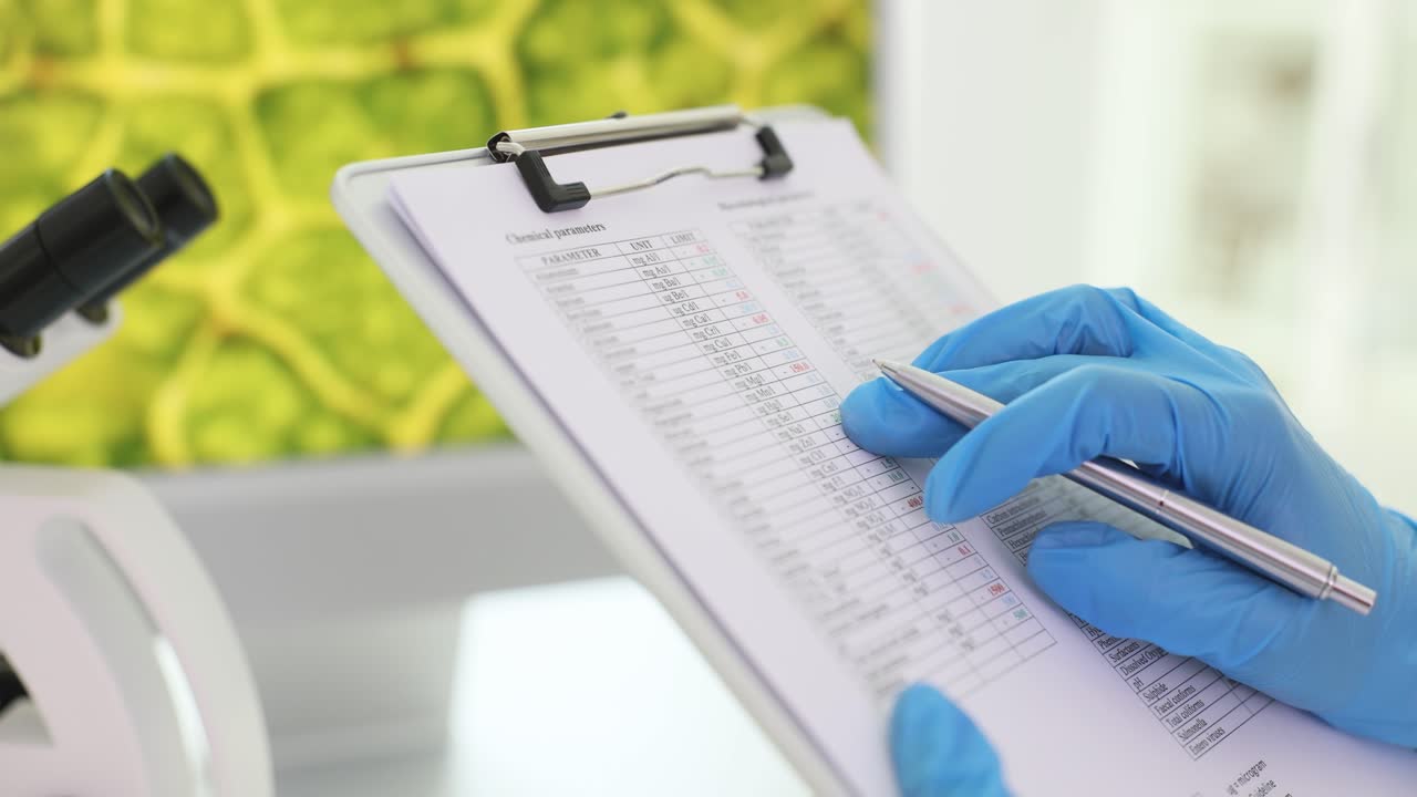 Medical research in the laboratory