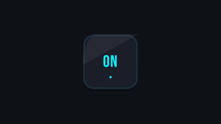 Digital Switch Toggling Between Off and On States