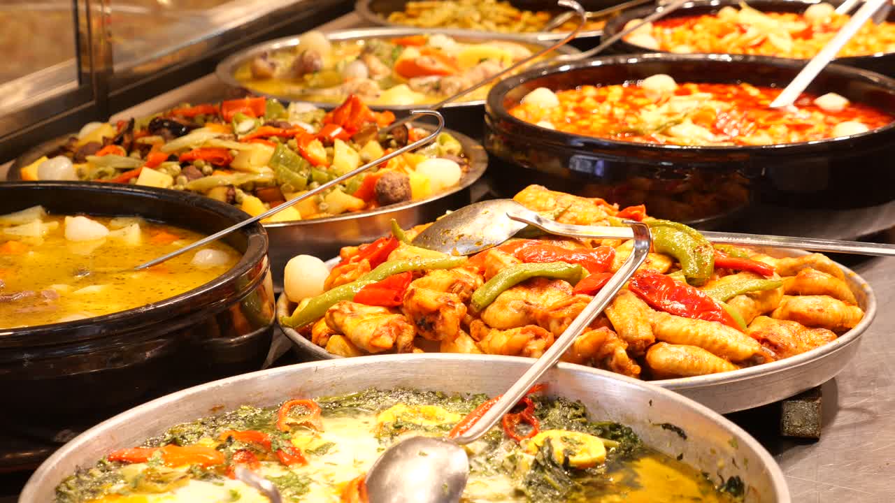 Buffet of Various Dishes