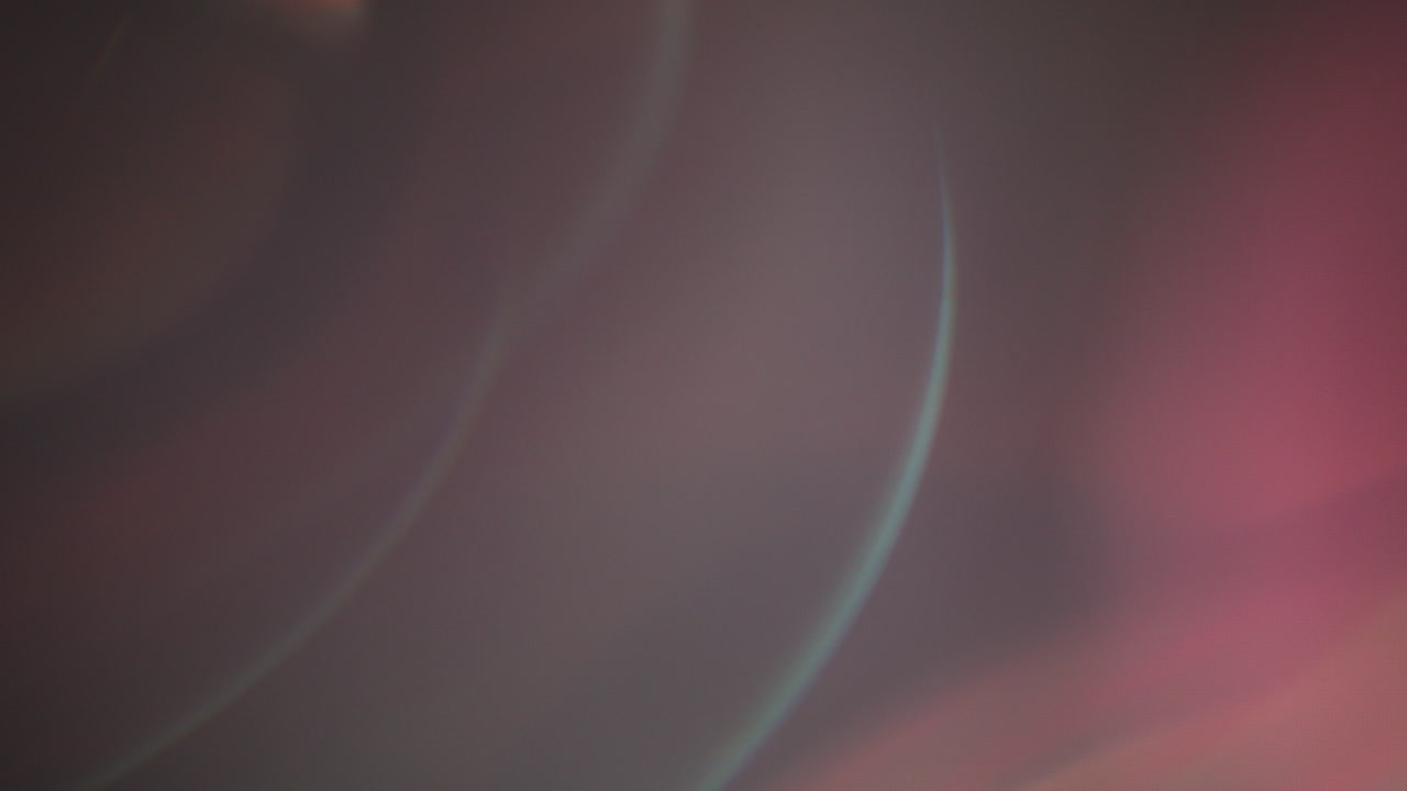 Light leaks recorded using real spherical lens and lens whacking technique